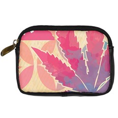 Marijuana Heart Cannabis Rainbow Pink Cloud Digital Camera Cases