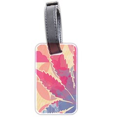 Marijuana Heart Cannabis Rainbow Pink Cloud Luggage Tags (Two Sides)