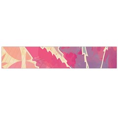 Marijuana Heart Cannabis Rainbow Pink Cloud Flano Scarf (Large)