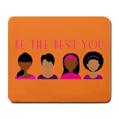 Black Girls Be The Best You Large Mousepad by kenique