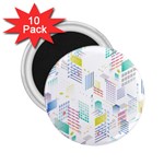 Layer Capital City Building 2.25  Magnets (10 pack)  Front