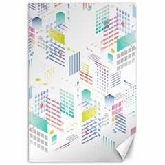 Layer Capital City Building Canvas 20  X 30  