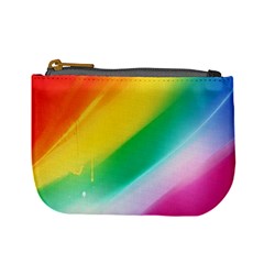 Red Yellow White Pink Green Blue Rainbow Color Mix Mini Coin Purses