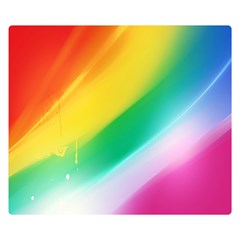 Red Yellow White Pink Green Blue Rainbow Color Mix Double Sided Flano Blanket (small)  by Mariart