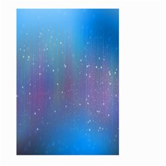 Rain Star Planet Galaxy Blue Sky Purple Blue Large Garden Flag (two Sides) by Mariart