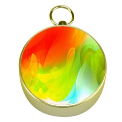 Red Yellow Green Blue Rainbow Color Mix Gold Compasses