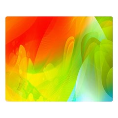 Red Yellow Green Blue Rainbow Color Mix Double Sided Flano Blanket (large)  by Mariart