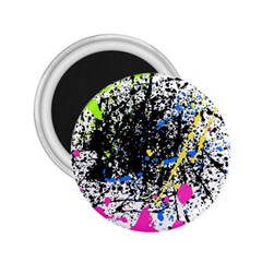 Spot Paint Pink Black Green Yellow Blue Sexy 2 25  Magnets by Mariart