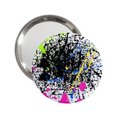 Spot Paint Pink Black Green Yellow Blue Sexy 2 25  Handbag Mirrors