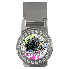 Spot Paint Pink Black Green Yellow Blue Sexy Money Clips (cz)  by Mariart