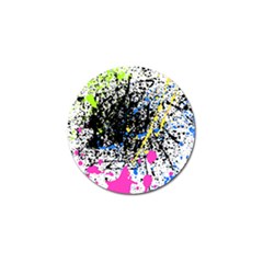 Spot Paint Pink Black Green Yellow Blue Sexy Golf Ball Marker (10 pack)