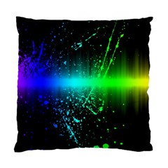 Space Galaxy Green Blue Black Spot Light Neon Rainbow Standard Cushion Case (one Side) by Mariart