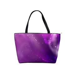 Space Star Planet Galaxy Purple Shoulder Handbags