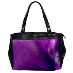 Space Star Planet Galaxy Purple Office Handbags Front