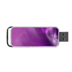 Space Star Planet Galaxy Purple Portable Usb Flash (two Sides)