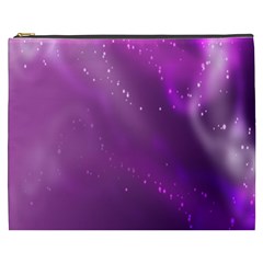 Space Star Planet Galaxy Purple Cosmetic Bag (xxxl) 