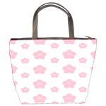 Star Pink Flower Polka Dots Bucket Bags Back