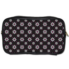 Sunflower Star Floral Purple Pink Toiletries Bags by Mariart
