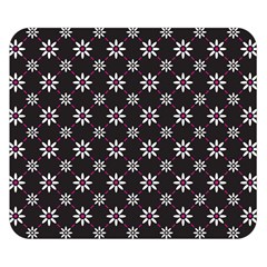 Sunflower Star Floral Purple Pink Double Sided Flano Blanket (small) 