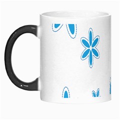 Star Flower Blue Morph Mugs