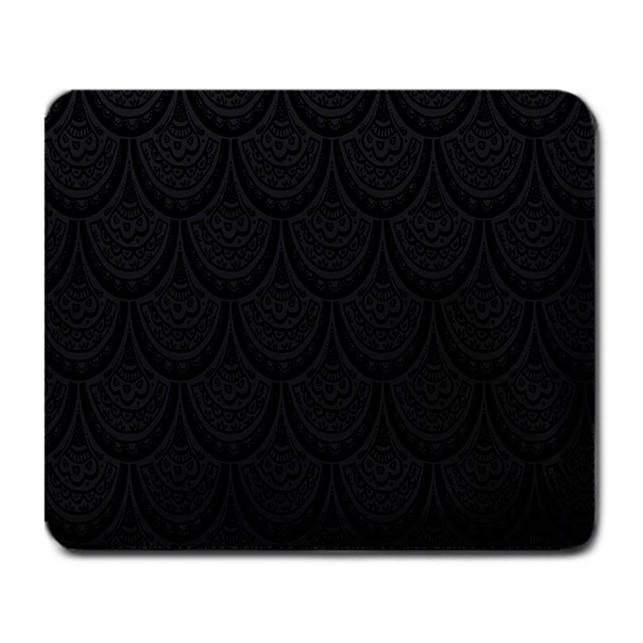 Skin Abstract Wallpaper Dump Black Flower  Wave Chevron Large Mousepads