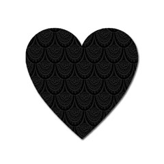 Skin Abstract Wallpaper Dump Black Flower  Wave Chevron Heart Magnet by Mariart