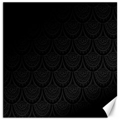 Skin Abstract Wallpaper Dump Black Flower  Wave Chevron Canvas 12  X 12   by Mariart