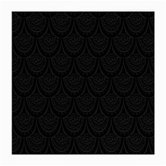Skin Abstract Wallpaper Dump Black Flower  Wave Chevron Medium Glasses Cloth (2-side) by Mariart