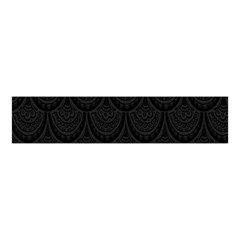 Skin Abstract Wallpaper Dump Black Flower  Wave Chevron Velvet Scrunchie by Mariart