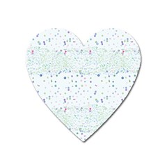 Spot Polka Dots Blue Pink Sexy Heart Magnet