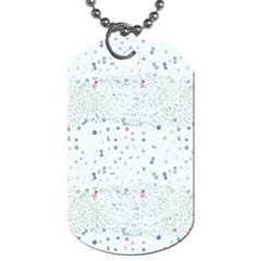 Spot Polka Dots Blue Pink Sexy Dog Tag (two Sides)