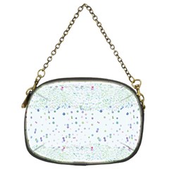 Spot Polka Dots Blue Pink Sexy Chain Purses (two Sides)  by Mariart