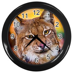 Tiger Beetle Lion Tiger Animals Wall Clocks (black) by Mariart