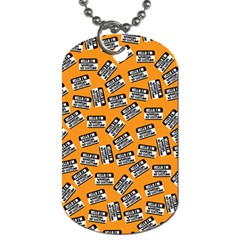 Pattern Halloween Wearing Costume Icreate Dog Tag (one Side) by iCreate