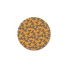 Pattern Halloween Wearing Costume Icreate Golf Ball Marker (4 Pack) by iCreate