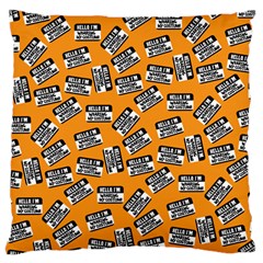 Pattern Halloween Wearing Costume Icreate Large Cushion Case (two Sides) by iCreate