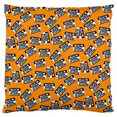 Pattern Halloween Wearing Costume Icreate Large Flano Cushion Case (one Side) by iCreate