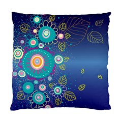 Flower Blue Floral Sunflower Star Polka Dots Sexy Standard Cushion Case (one Side)