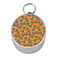 Pattern Halloween  Mini Silver Compasses by iCreate