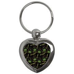 Pattern Halloween Witch Got Candy? Icreate Key Chains (heart)  by iCreate