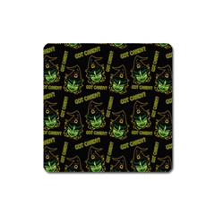 Pattern Halloween Witch Got Candy? Icreate Square Magnet by iCreate