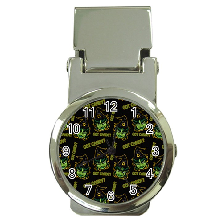 Pattern Halloween Witch Got Candy? iCreate Money Clip Watches