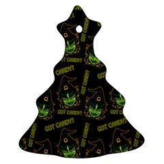 Pattern Halloween Witch Got Candy? Icreate Christmas Tree Ornament (two Sides) by iCreate