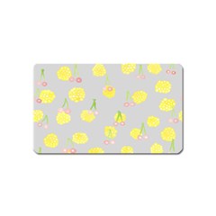 Cute Fruit Cerry Yellow Green Pink Magnet (Name Card)