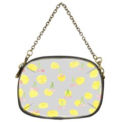 Cute Fruit Cerry Yellow Green Pink Chain Purses (Two Sides) 