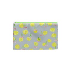 Cute Fruit Cerry Yellow Green Pink Cosmetic Bag (XS)