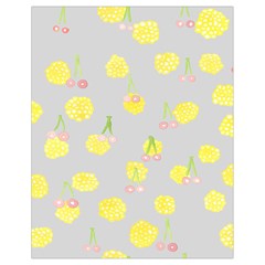 Cute Fruit Cerry Yellow Green Pink Drawstring Bag (Small)