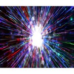 Seamless Animation Of Abstract Colorful Laser Light And Fireworks Rainbow Deluxe Canvas 14  x 11  14  x 11  x 1.5  Stretched Canvas