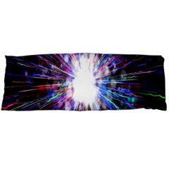 Seamless Animation Of Abstract Colorful Laser Light And Fireworks Rainbow Body Pillow Case (dakimakura) by Mariart