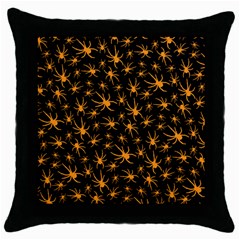 Halloween Spiders Throw Pillow Case (black)